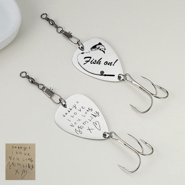 Personalized Laser Engraved Fishing Lure, Best Gift for Fisherman