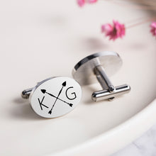 Weeding Cuffliniks, Custom Mens Cufflinks with any Text, Groomsmen Gift