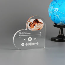 Personalized Custom Acrylic Heart-Shaped Table Decoration