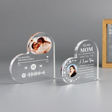 Personalized Custom Acrylic Heart-Shaped Table Decoration