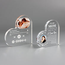 Personalized Custom Acrylic Heart-Shaped Table Decoration
