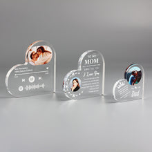 Personalized Custom Acrylic Heart-Shaped Table Decoration