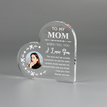 Personalized Custom Acrylic Heart-Shaped Table Decoration