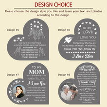 Personalized Custom Acrylic Heart-Shaped Table Decoration