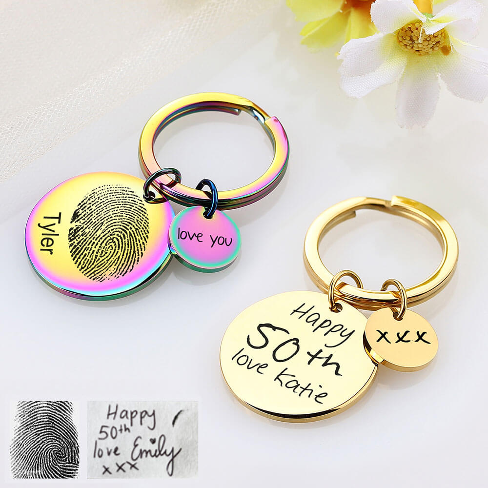 Actual-Handwriting-Keychain-Custom-Engraved-Handwritten-Keyring-for-Women-Christmas-Gift-3