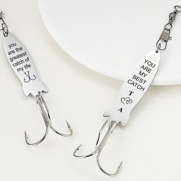 best catch of my life fishing lure Actual finger print Fishing lure, Engraved Handwriting Fishing lure, G – sotomdio