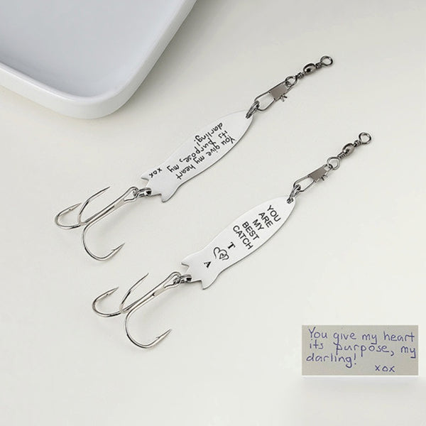 engraved fishing lure You're The Only Fish In The Sea For Me Stamps of Love, LLC making them extra strong and resistant so that they can stand to any sudden move or large weighted fish. Personalized Fishing Lures - Add