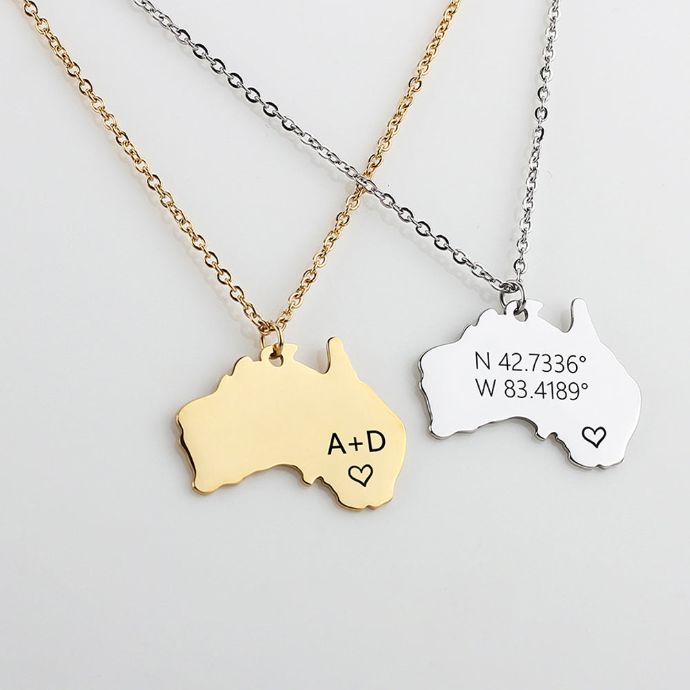 Australia-Map-Necklace-Custom-Name-Necklace-Australia-Jewelry-for-Family-1