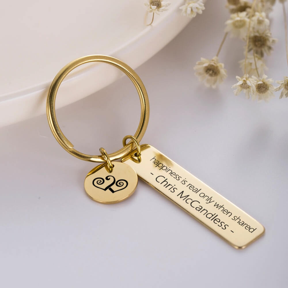 Bar-Keychain-with-Disc-Custom-Keychain-Engraved-Text-Keyring-Gift-for-Family-Friend-2