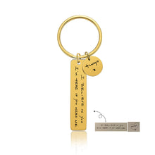 Bar-Keychain-with-Disc-Custom-Keychain-Engraved-Text-Keyring-Gift-for-Family-Friend-5