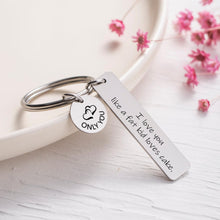 Bar-Keychain-with-Disc-Custom-Keychain-Engraved-Text-Keyring-Gift-for-Family-Friend-8