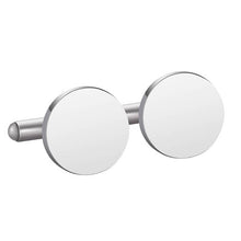 Beautiful-Personalised-Cufflinks-Black-coated-stainless-steel-1