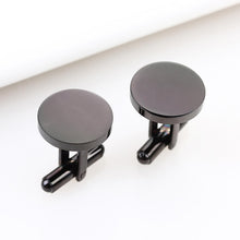 Beautiful-Personalised-Cufflinks-Black-coated-stainless-steel-5