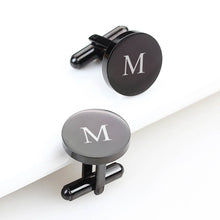Beautiful-Personalised-Cufflinks-Black-coated-stainless-steel-7