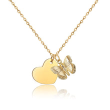 Butterfly-Heart-Necklace-Custom-Name-Initial-Necklace-3