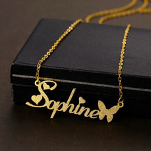 Custom-18-Gold-Plated-Name-Necklace-With-Heart-Butterfly-3