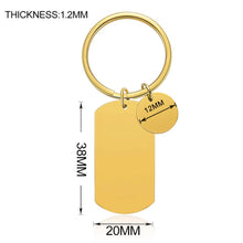 Custom-Calendar-Keychain-Dog-Tag-with-Disc-Keychain-Engraved-Photo-Name-Keyring-Gift-5