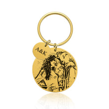 Custom-Disc-Calendar-Keychain-Engraved-Handwriting-Keyring-Personalized-Gift-4