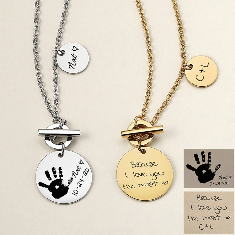 Custom-Disc-Necklace-Round-Pendant-Gift-for-Mom-Girl-Family-Friend-kid-1