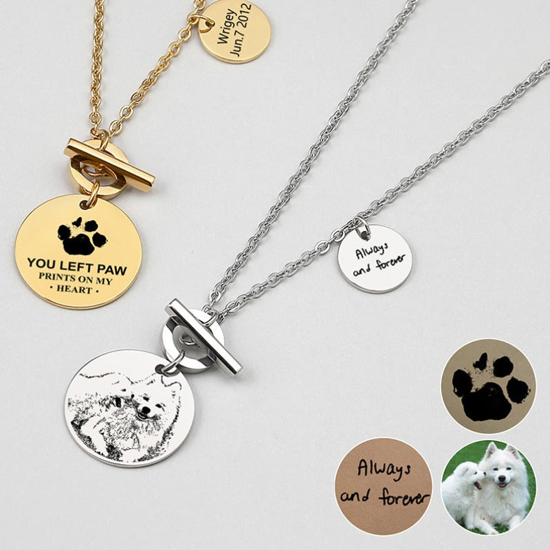 Custom-Disc-Necklace-Round-Pendant-Gift-for-Mom-Girl-Family-Friend-kid-2