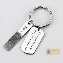 Custom-Keychain-Engraved-Keyring-Personalized-Gift-for-Dad-Men-Handwriting-Keychain-6
