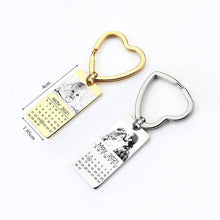 Custom Kyechain Valentines Day Gift for Girlfriend Boyfriend Wife Husband Kids Personalized Jewelry