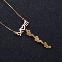Custom-Mother-Necklace-Engraved-Footprint-Necklace-3