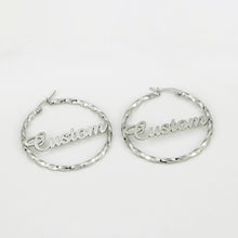 Custom-Name-Earrings-Letter-Decor-Hoop-Earrings-Nameplate-Earrings-6