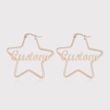 Custom-Name-Earrings-Letter-Hoop-Earrings-Nameplate-Earrings-2