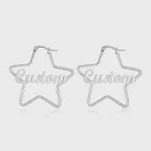 Custom-Name-Earrings-Letter-Hoop-Earrings-Nameplate-Earrings-3