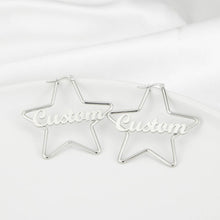 Custom-Name-Earrings-Letter-Hoop-Earrings-Nameplate-Earrings-5