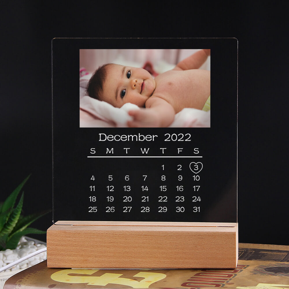 Custom-Photo-Calendar-Personalized-Picture-Frame-Night-Light-1