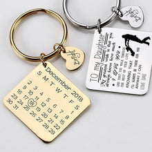 Custom-Photo-Date-Calendar-Engraving-Keychain-Square-Pendant-Keyring-Gift-6