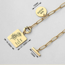 Custom-Picture-Necklace-Personalized-Square-Text-Pendant-Jewelry-Gift-9