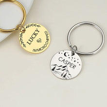 Custom-Round-Keychain-Pet-Tags-Engraved-Photo-Keychain-Actual-Handwriting-Keyring-10