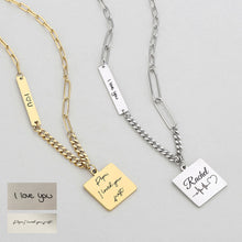 Custom-Square-Text-Picture-Necklace-Personalized-Handwriting-Pendant-Jewelry-Gift-2