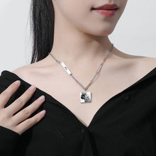 Custom-Square-Text-Picture-Necklace-Personalized-Handwriting-Pendant-Jewelry-Gift-8