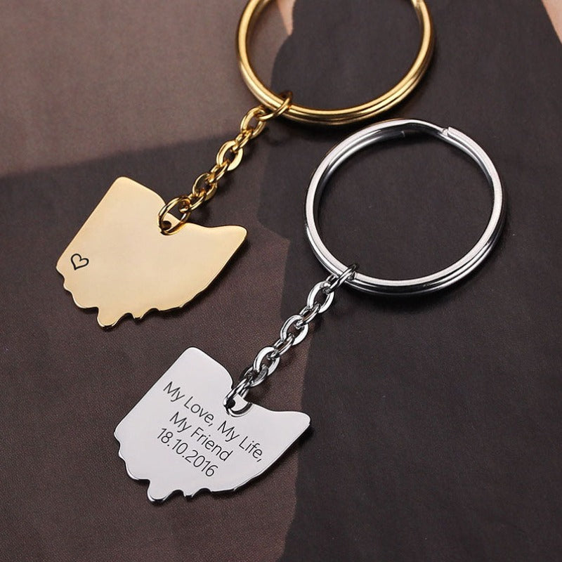 Custom-State-Keychain-Engraved-Logo-Keyring-Personalized-Gift-3