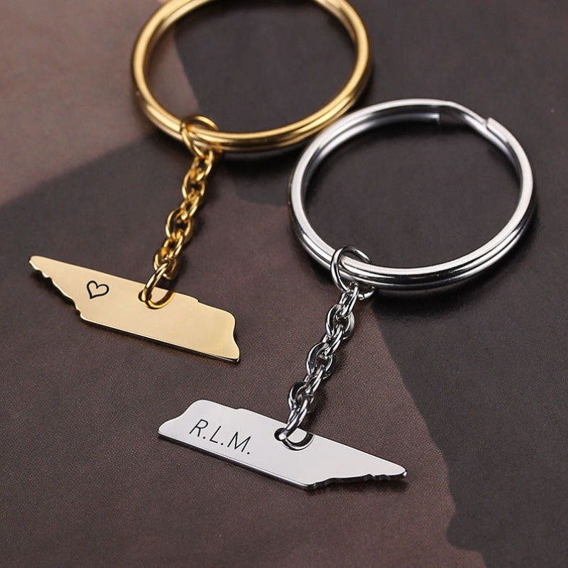 Custom-State-Keychain-Engraved-Logo-Keyring-Personalized-Gift-4