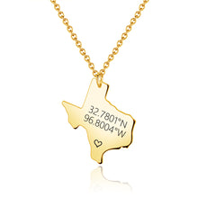 Custom-Texas-State-Necklace-Engraved-Text-Necklace-Birthday-Gift-Christmas-Gift-3