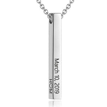 Custom-Vertical-3D-Bar-Necklace-Personalized-Jewelry-with-Birthstone-3