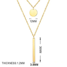 Custom-Vertical-Bar-with-Disc-Layered-Necklace-Personalized-Gift-for-Family-Women-4