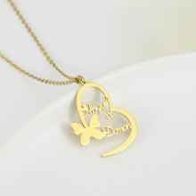 Customized-Couple-Name-Necklace-Butterfly-Heart-Nameplate-6