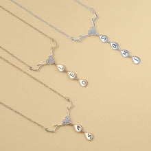 Deer-Necklace-Wedding-Gift-Bride-Necklace-Dainty-Initials-Necklace-2