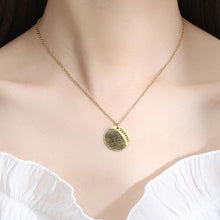 Disc-Gold-Necklace-Engraved-Actual-Handwriting-Necklace-3