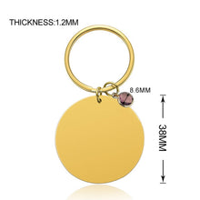 Disc-Keychain-with-Birthstone-Custom-Photo-Text-Keyring-for-New-Mom_-Kid_-Family-10