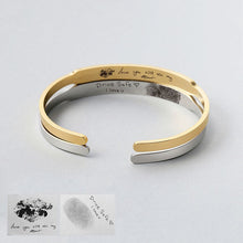 Engraved-Cuff-Bangle-Actual-Fingerprint-Handwriting-Bracelet-2