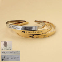 Engraved-Cuff-Bangle-Actual-Fingerprint-Handwriting-Bracelet-4