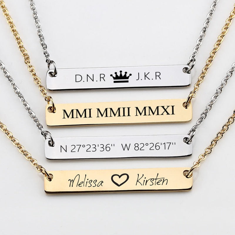 Engraved-Necklace-Bar-Pendant-Custom-Name-Necklace-Gift-for-Mom-Girl-1