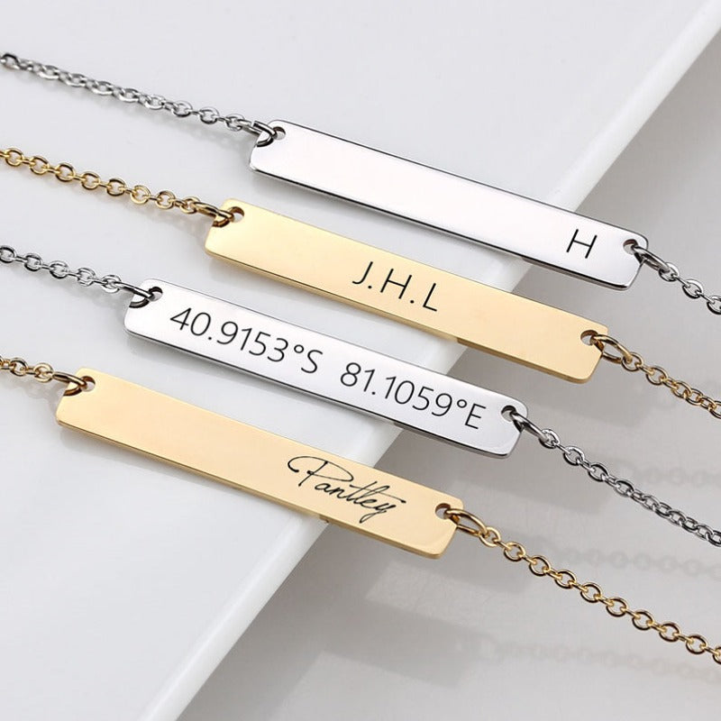 Engraved-Necklace-Bar-Pendant-Custom-Name-Necklace-Gift-for-Mom-Girl-2
